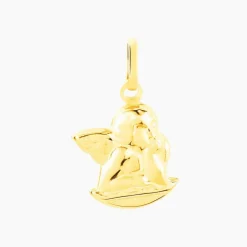 Pendentif Ange Endormi Or Jaune