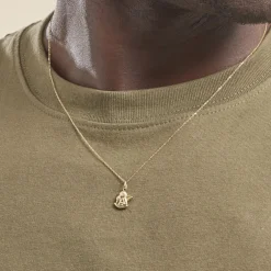 Pendentif Ange Endormi Or Jaune