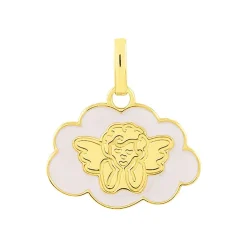 Pendentif Ange Nuage Or Jaune