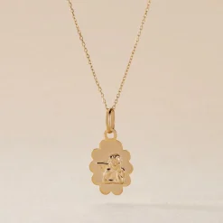 Pendentif Ange Nuage Or Jaune