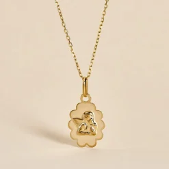 Pendentif Ange Nuage Or Jaune