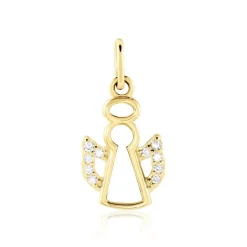 Pendentif Angel32 Or Jaune Oxyde De Zirconium