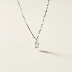 Pendentif Aphrodite Or Blanc Diamant