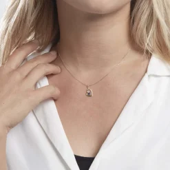 Pendentif Arduinna Or Jaune Saphir