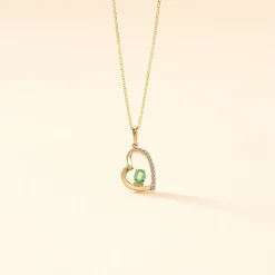 Pendentif Arduinna Or Jaune Emeraude