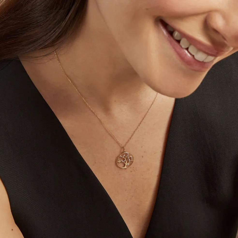 Pendentif Arethusa Or Jaune Diamant