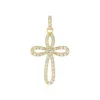 Pendentif Chastity Or Jaune Oxyde De Zirconium