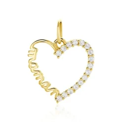 Pendentif Chiela Or Jaune Oxyde De Zirconium