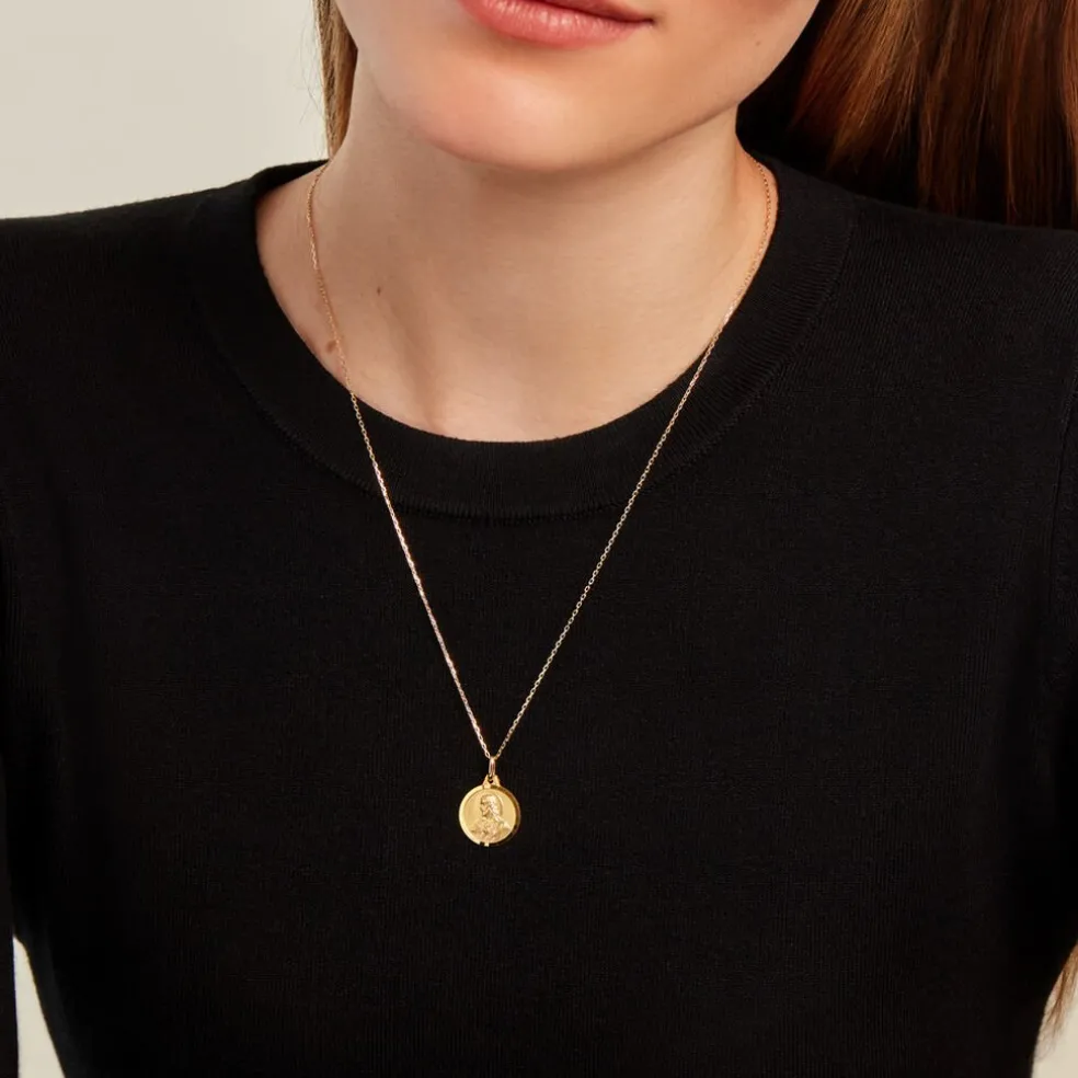 Pendentif Christ Or Jaune