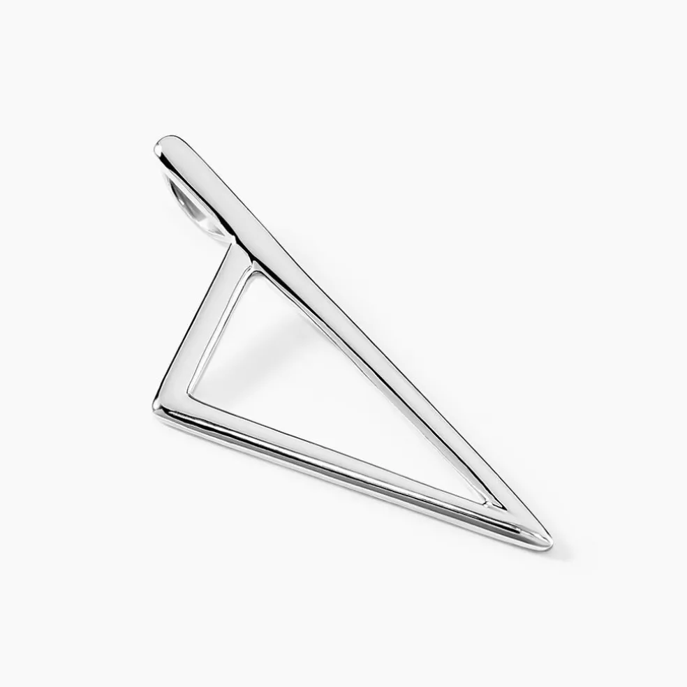 Pendentif Corsa Argent Blanc