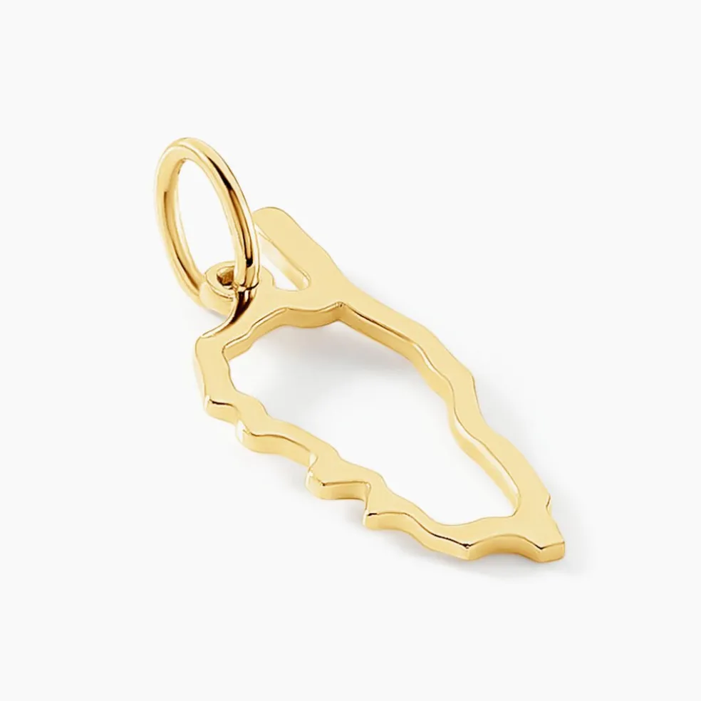 Pendentif Corse Plaqué Or Jaune