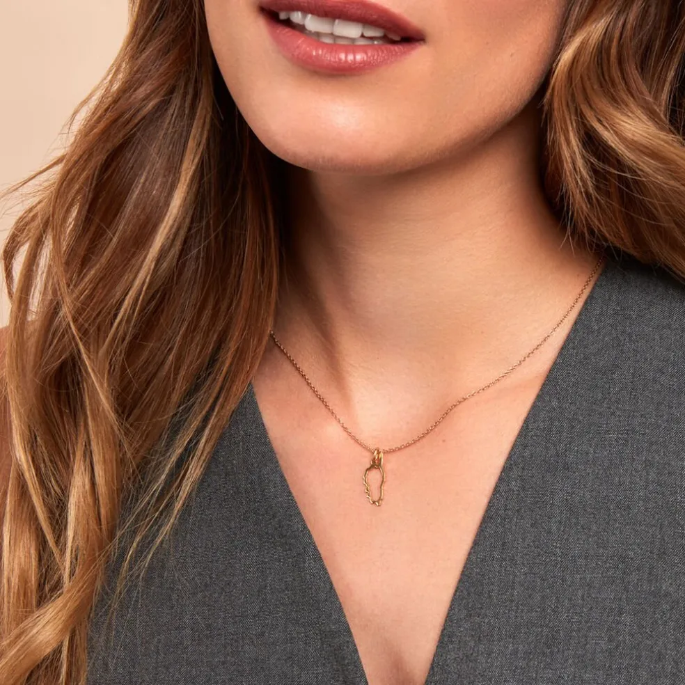 Pendentif Corse Plaqué Or Jaune