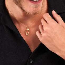 Pendentif Corse Plaqué Or Jaune