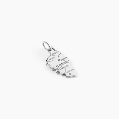 Pendentif Corsica Argent Blanc