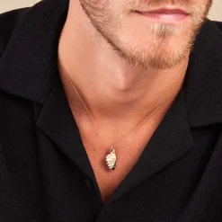 Pendentif Corsica Plaque Or Jaune