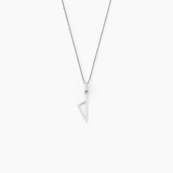 Pendentif Corsu Or Blanc