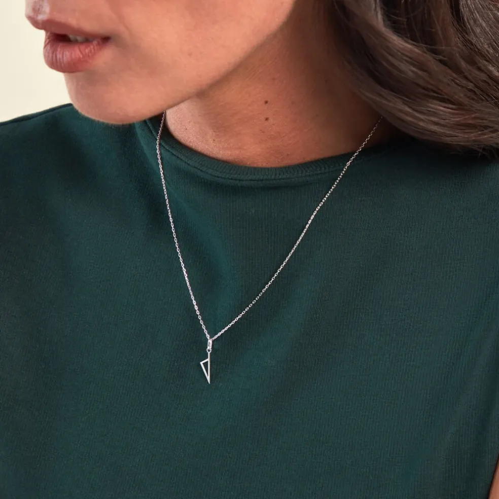 Pendentif Corsu Or Blanc