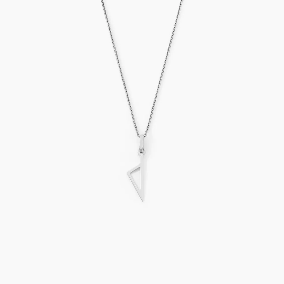 Pendentif Corsu Or Blanc