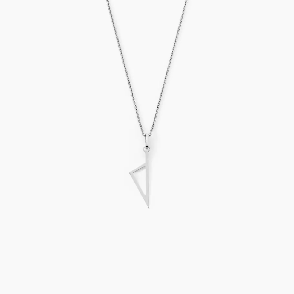 Pendentif Corsu Or Blanc