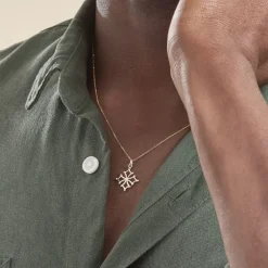 Pendentif Dajo Croix Occitane Or Jaune