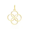 Pendentif Dalia Rosace Or Jaune