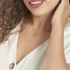 Pendentif Dalia Rosace Or Jaune