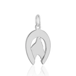 Pendentif Dua Argent Blanc
