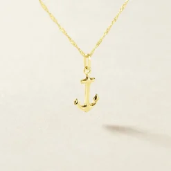 Pendentif Edouarda Ancre Or Jaune