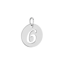 Pendentif Efiso Argent Blanc