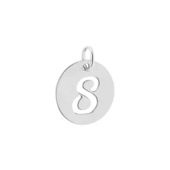 Pendentif Efiso Argent Blanc