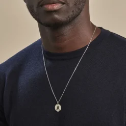 Pendentif Elio A Argent Blanc