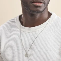 Pendentif Elio E Argent Blanc