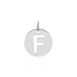 Pendentif Elio F Argent Blanc