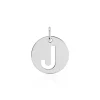 Pendentif Elio J Argent Blanc