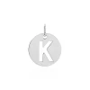 Pendentif Elio K Argent Blanc