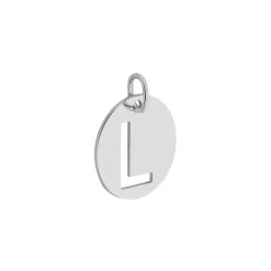 Pendentif Elio L Argent Blanc