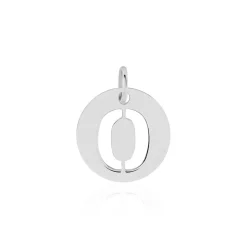 Pendentif Elio O Argent Blanc