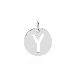 Pendentif Elio Y Argent Blanc