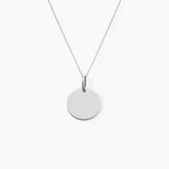 Pendentif Elisandre Argent Blanc