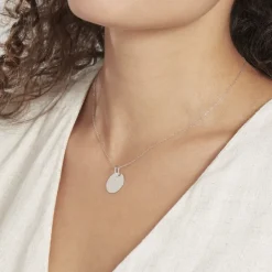 Pendentif Elisandre Argent Blanc