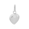 Pendentif Eudocie Coeur Lisse Or Blanc