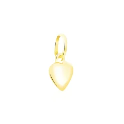 Pendentif Eudocie Coeur Mat Et Brillant Or Jaune