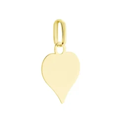 Pendentif Eudocie Coeur Message Or Jaune