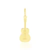 Pendentif Fatema Musique Guitare Or Jaune