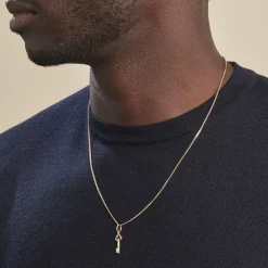 Pendentif Fatilia Clef Coeur Or Jaune