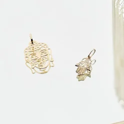 Pendentif Fatima Or Jaune