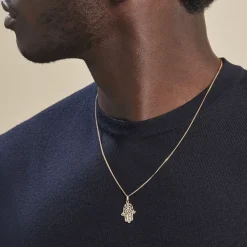 Pendentif Fatima Or Jaune