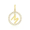 Pendentif Gabe Or Jaune Oxyde De Zirconium