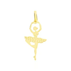 Pendentif Gabinia Danceuse Or Jaune