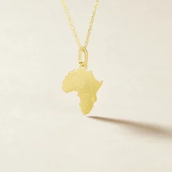 Pendentif Gaietana Afrique Or Jaune